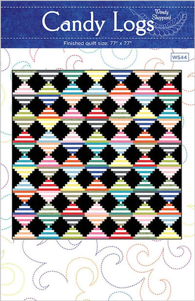 Candy Logs by Wendy Sheppard, 77" square