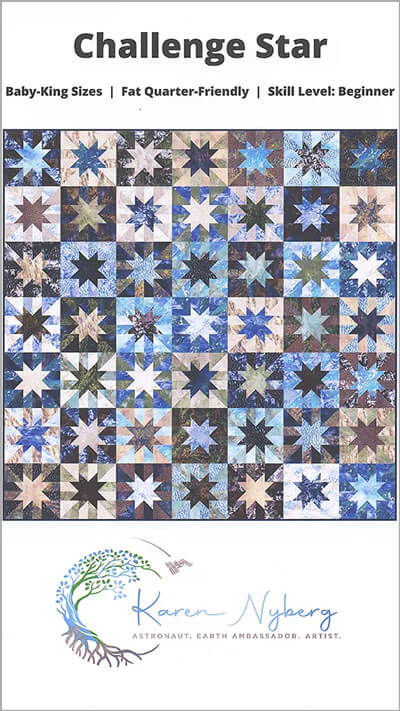 Challenge Star quilt pattern by Karen Nyberg