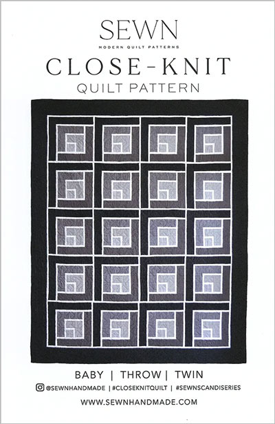 Close-Knit quilt pattern by Sewn Modern Quilt Patterns