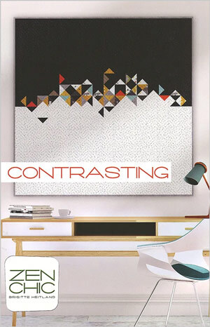 Contrasting quilt pattern by Zen Chic