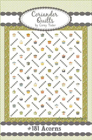 Acorns quilt pattern by Corey Yoder for Coriander Quilts
