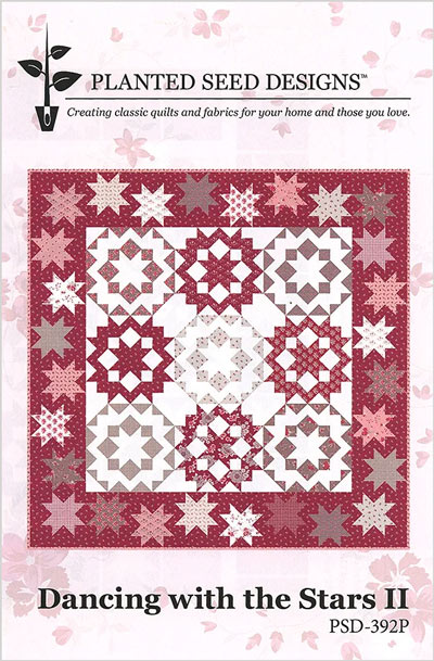 Dancing with the Stars II quilt pattern by Planted Seed Designs