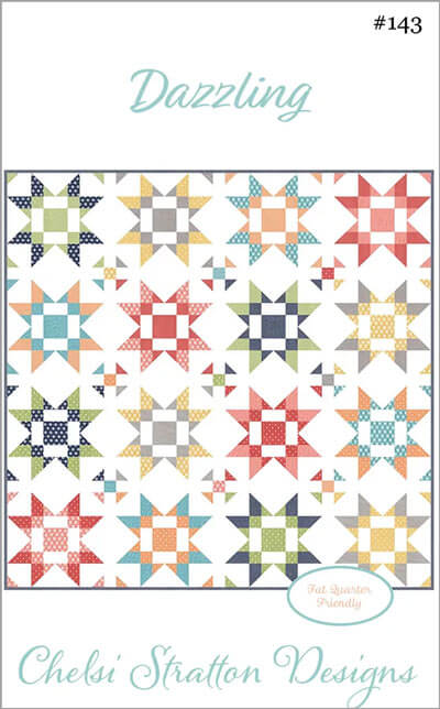Dazzling quilt pattern by Chelsi Stratton Designs