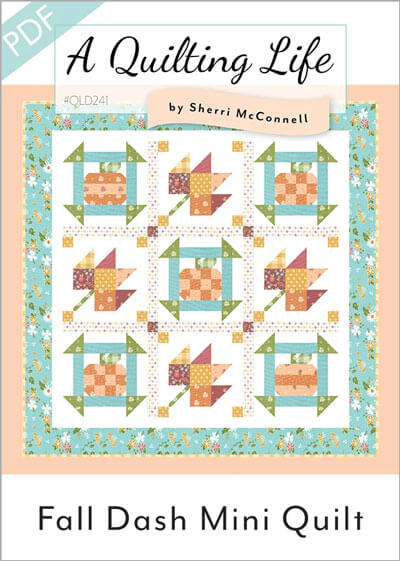 Fall Dash Mini Quilt quilt pattern by A Quilting Life Designs