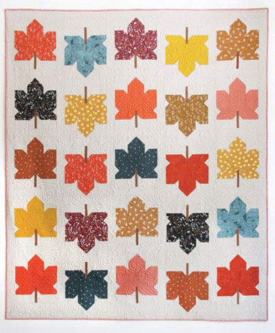 Fall Leaves quilt pattern by Cluck Cluck Sew