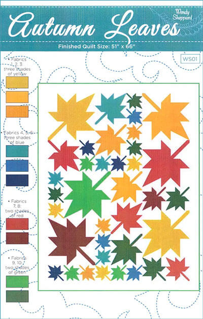 Autumn Leaves quilt pattern by Wendy Sheppard