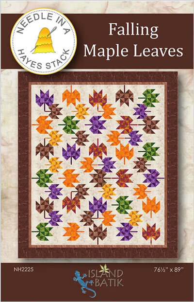 Falling Maple Leaves quilt pattern by Needle in a Hayes Stack