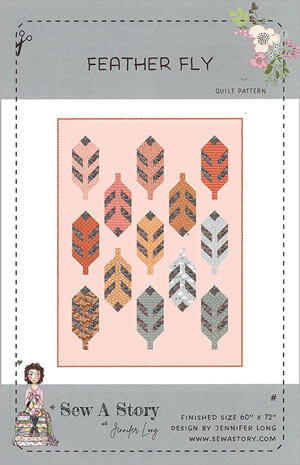 Feather Fly quilt pattern by Bee Sew Inspired