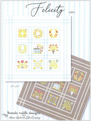 Felicity quilt pattern by Brenda Riddle