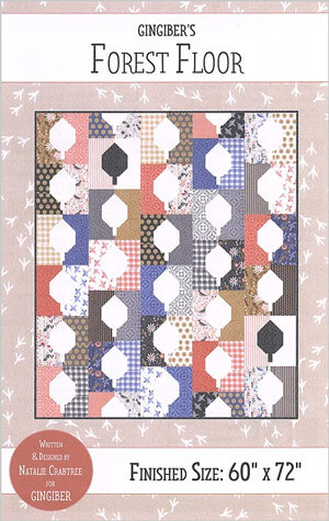 Forest Floor quilt pattern by Gingiber