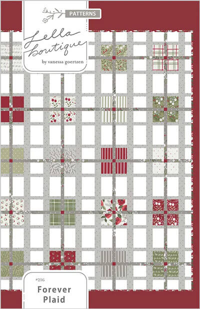 Forever Plaid quilt pattern by Lella Boutique