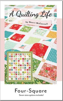 Four-Square quilt pattern by A Quilting Life Designs