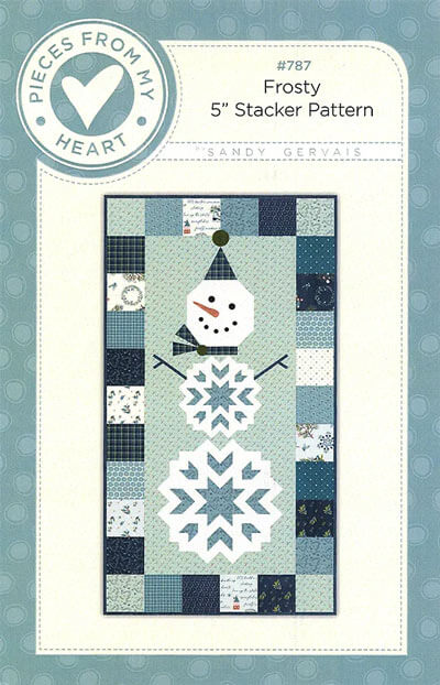 Frosty quilt pattern by Sandy Gervais