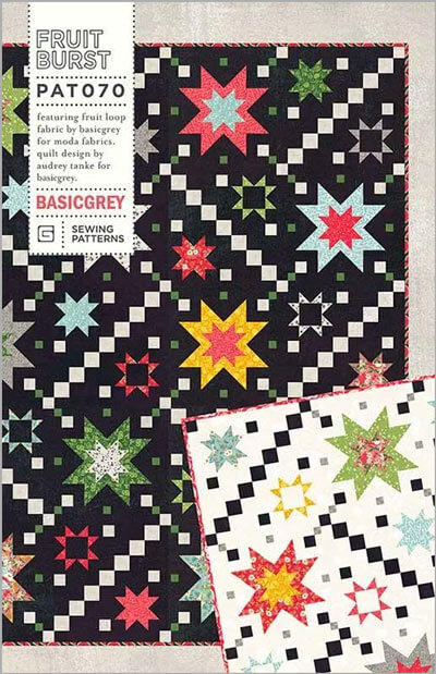 Fruit Burst quilt pattern by BasicGrey