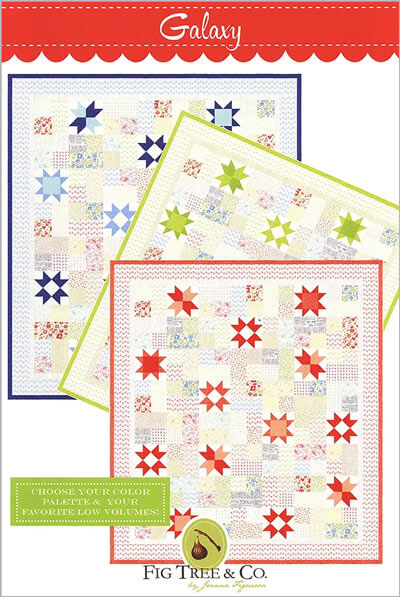 Galaxy quilt pattern by Fig Tree Quilts