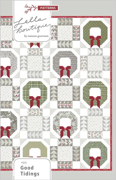 Good Tidings quilt pattern by Lella Boutique