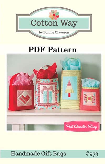 Handmade Gift Bags Pattern by Cotton Way