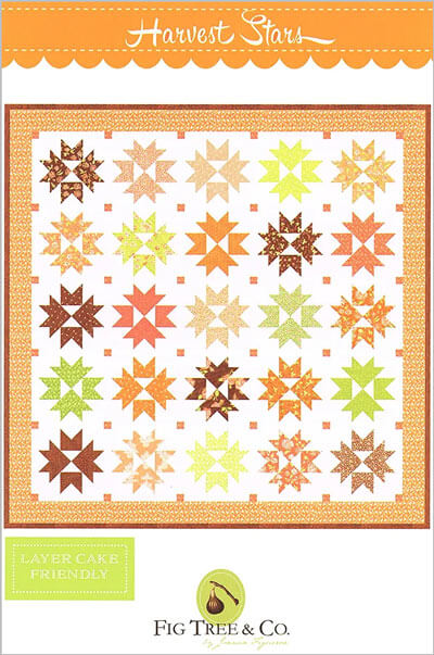 Harvest Stars quilt pattern by Fig Tree & Co.