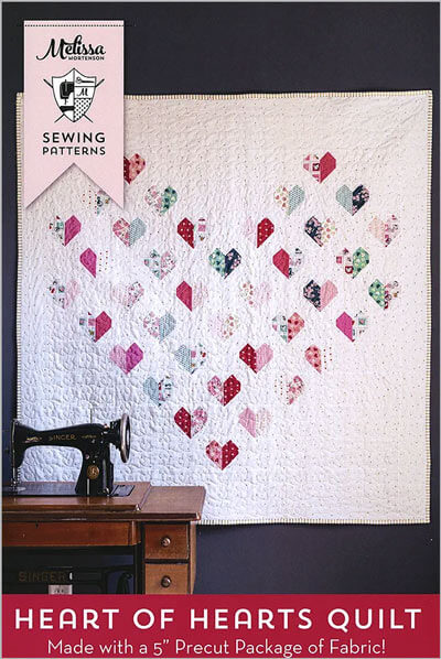 Heart of Hearts quilt pattern by Melissa Mortenson