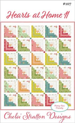 Hearts at Home II quilt pattern by Chelsi Stratton Designs