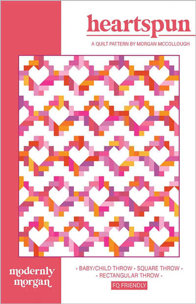 Heartspun quilt pattern by Modernly Morgan