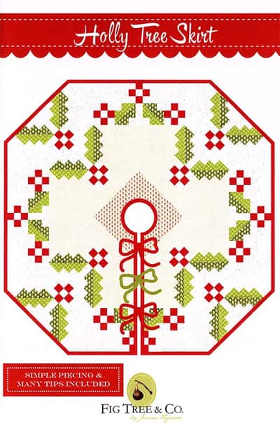 Holly Tree Skirt Pattern by Fig Tree Quilts