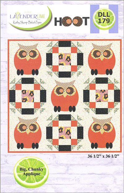 Hoot quilt pattern by Lavender Lime Designs