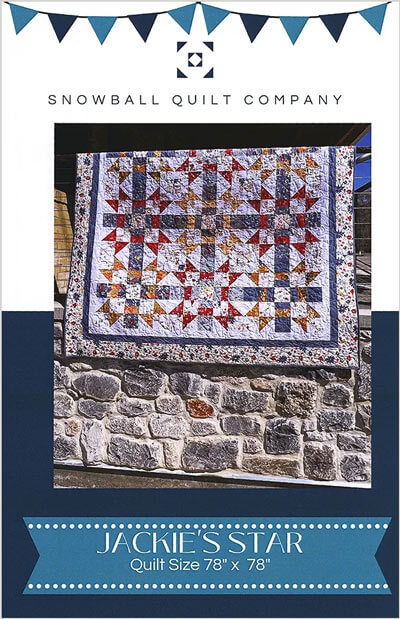 Jackie's Star quilt pattern by Snowball Quilt Company