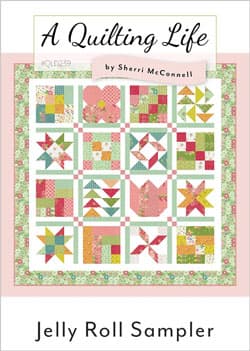Jelly Roll Sampler quilt pattern by A Quilting Life Designs