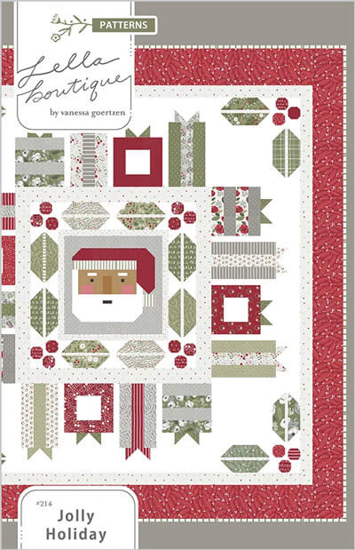 Jolly Holiday quilt pattern by Lella Boutique