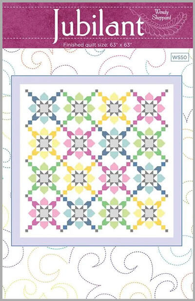 Jubilant quilt pattern by Wendy Sheppard