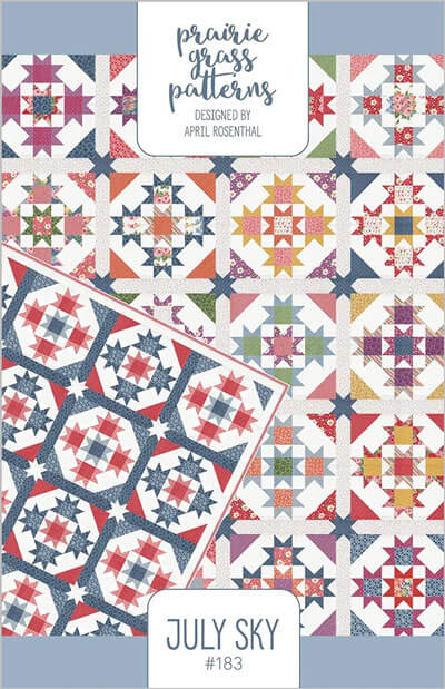 July Sky quilt pattern by Prairie Grass Patterns