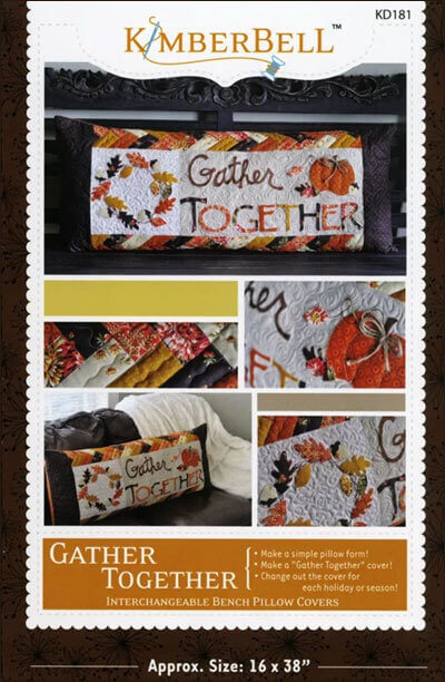 Gather Together Bench Pillow pattern by Kimberbell