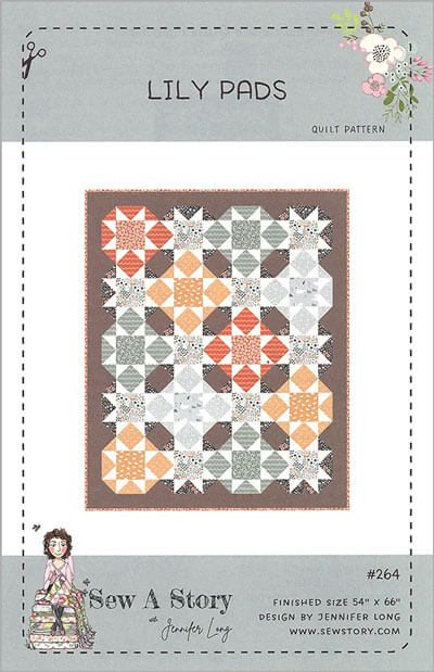 Lily Pads quilt pattern by Bee Sew Inspired
