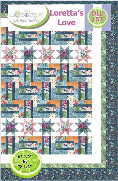 Loretta's Love quilt pattern by Lavender Lime Designs