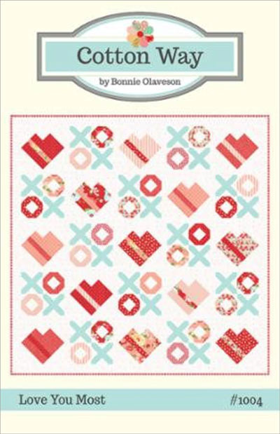 Love You Most by Bonnie Olaveson for Cotton Way