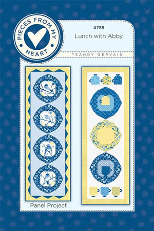 Lunch with Abby quilt pattern by Sandy Gervais