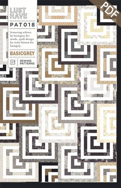 Lust Have quilt pattern by BasicGrey