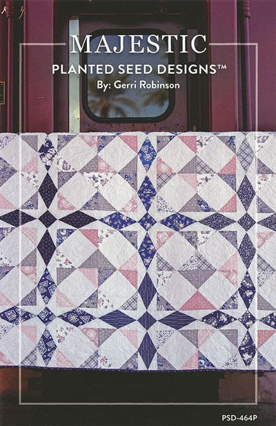Majestic quilt pattern by Planted Seed Designs