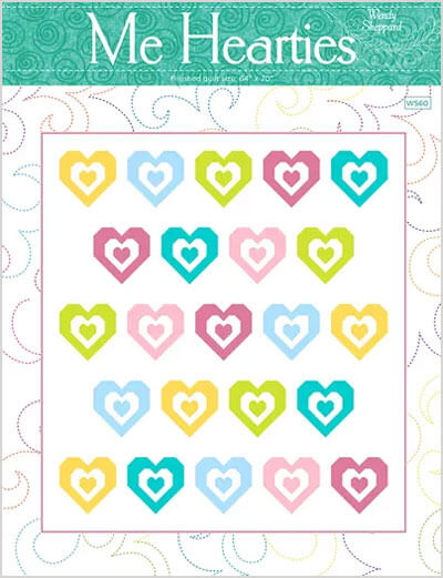 Me Hearties quilt pattern by Wendy Sheppard