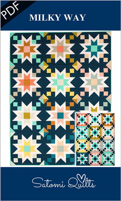 Milky Way quilt pattern by Satomi Quilts