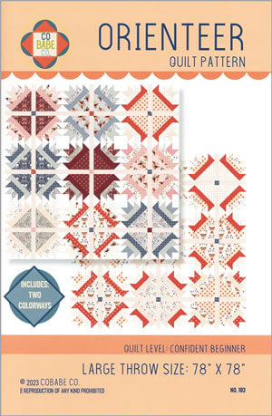Orienteer quilt pattern by Cobabe Co.