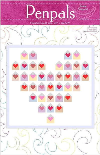 Penpals quilt pattern by Wendy Sheppard