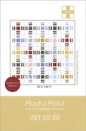 Playful Plaid quilt pattern by Stacy Iest Hsu