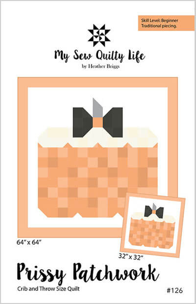 Prissy Patchwork quilt pattern by My Sew Quilty Life