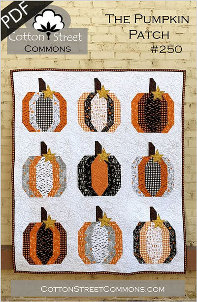 Pumpkin Patch quilt pattern by Cotton Street Commons