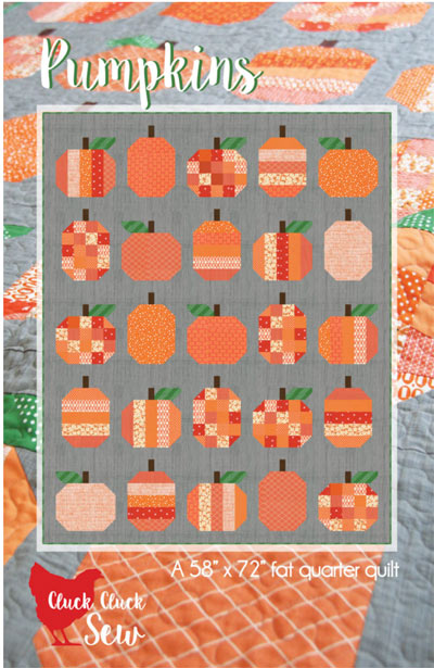 Pumpkins quilt pattern by Cluck Cluck Sew