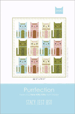 Purrfection quilt pattern by Stacy Iest Hsu