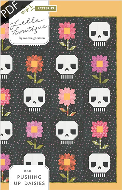 Pushing Up Daisies quilt pattern by Lella Boutique