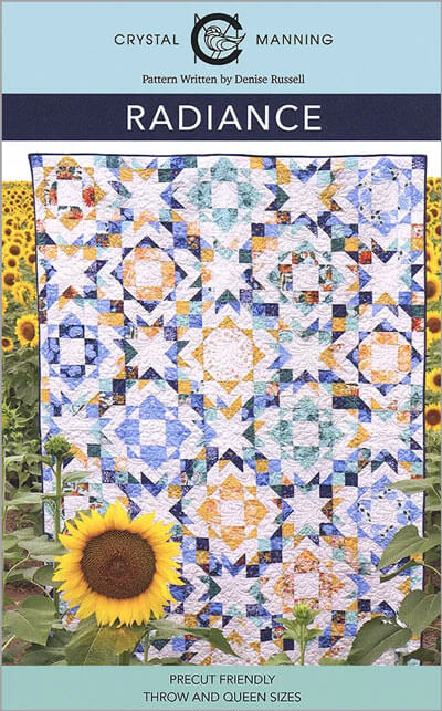Radiance quilt pattern by Crystal Manning